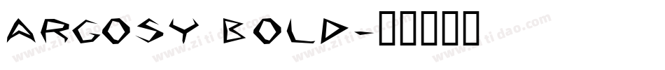 Argosy Bold字体转换